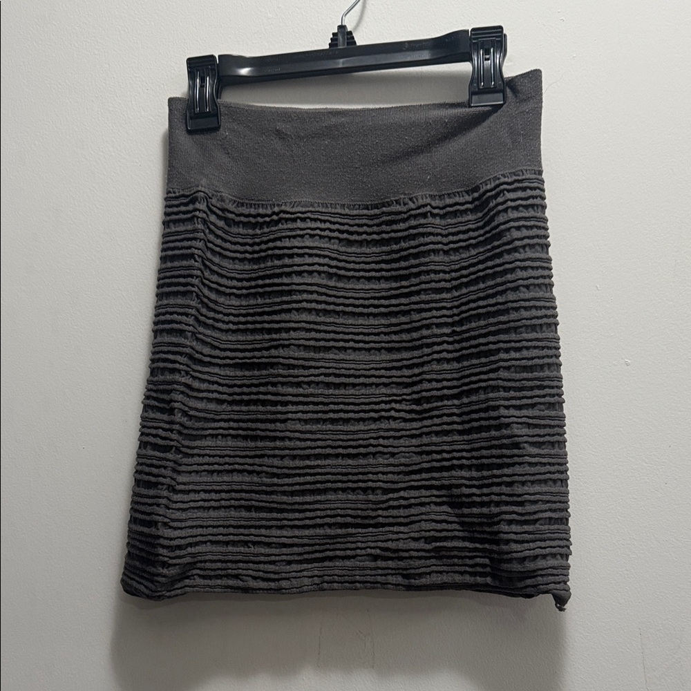 Chic Charcoal Women's Mini Skirt